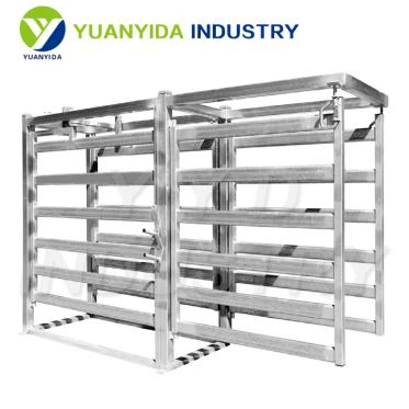 Módulo de camino de ganado con puerta de trabajo